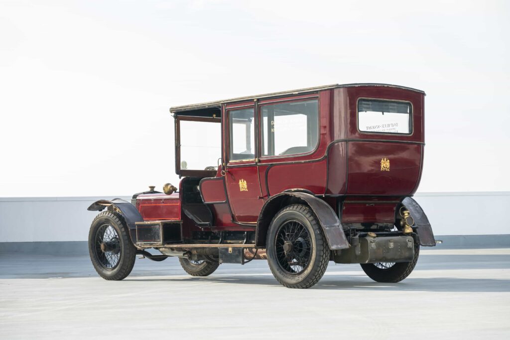 A rare 115 year old Daimler once driven by King George V for 14 years is heading to auction for £335,000 after covering 177,000 miles and crossing from royal duty to the US.