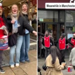 Festive fundraisers go viral across the UK as singing and dancing volunteers spread joy in towns and cities winning praise online and raising millions of views for charity.