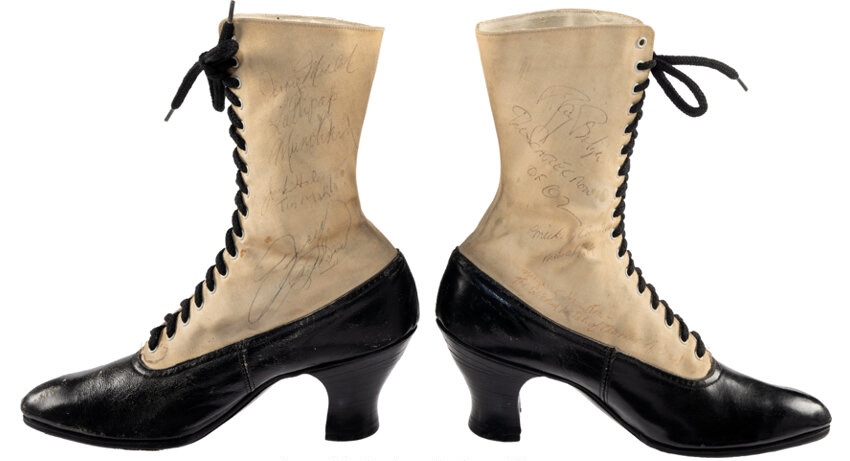 The Wicked Witch of the West’s original Wizard of Oz hat sells for £430353 topping a Dallas auction that also saw Ruby Slippers and Judy Garland costumes fetch huge prices.