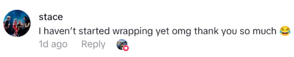 A viral Christmas wrapping hack using an ironing board has been hailed as genius after saving backs reducing mess and turning festive gift wrapping into a game changer.