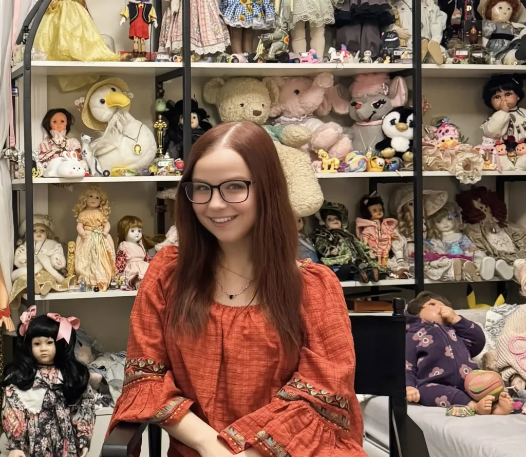 Woman living with 54 haunted dolls reveals spooky Christmas antics as mischievous spirits pull down stockings play music and cause festive paranormal chaos at home.