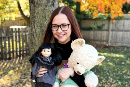 Woman living with 54 haunted dolls reveals spooky Christmas antics as mischievous spirits pull down stockings play music and cause festive paranormal chaos at home.