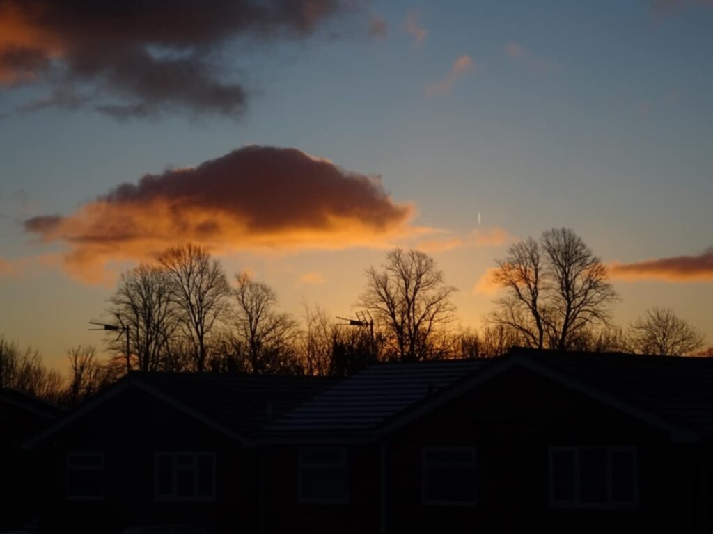 The fireball meteor spotted by Ed. (Jam Press/Ed Williams)