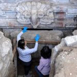 Ancient tomb of Cloud People unearthed after 1,400 years in Mexico - 600 AD Zapotec burial chamber with murals and inscriptions hailed as most important discovery of decade.