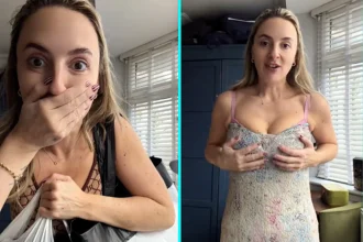 Savvy British woman Holly Wood snaps up vintage Vera Wang dress worth up to £800 for just £7 in Manchester charity shop. Similar styles retail for hundreds.