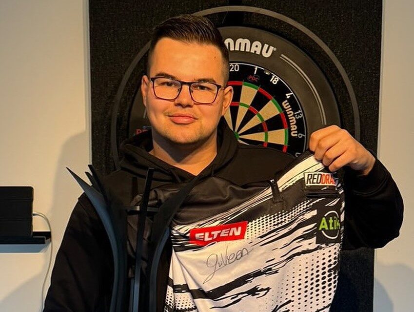 Darts sensation Gian van Veen sends merchandise staff on holiday after shock Worlds run becoming second favourite as fans wait longer for replica gear on.