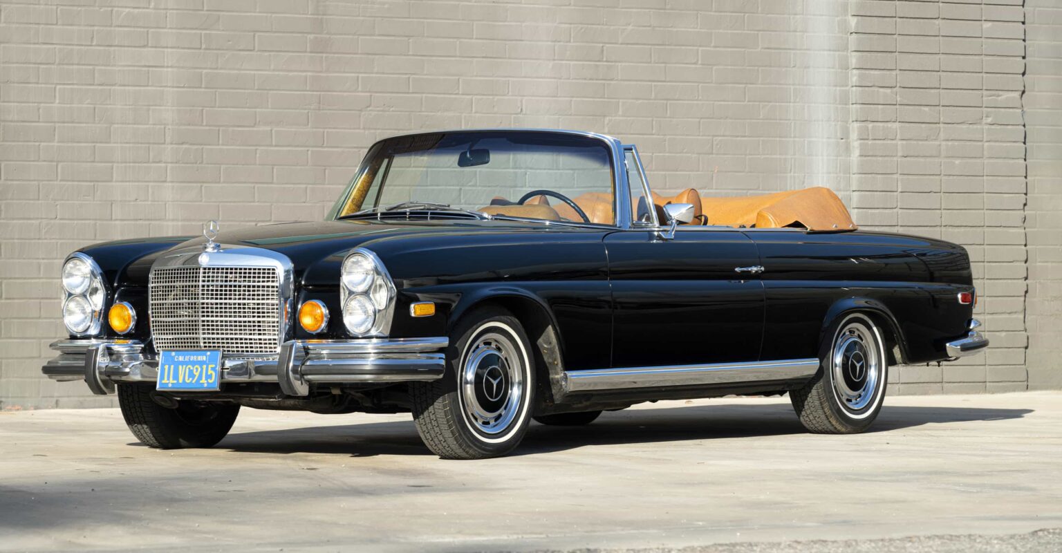 Frank Sinatra’s gift to daughter Tina, a rare 1971 Mercedes-Benz cabriolet with low miles and Hollywood history, is heading to auction with a £260,000 price tag.