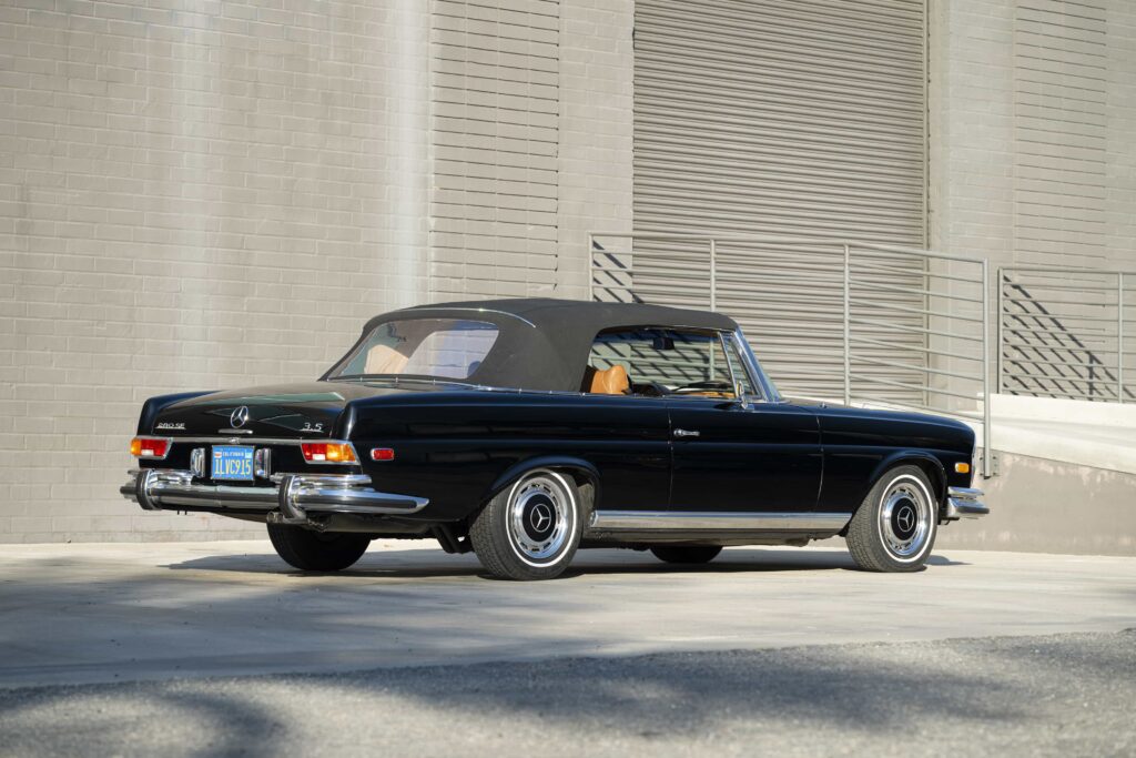 Frank Sinatra’s gift to daughter Tina, a rare 1971 Mercedes-Benz cabriolet with low miles and Hollywood history, is heading to auction with a £260,000 price tag.