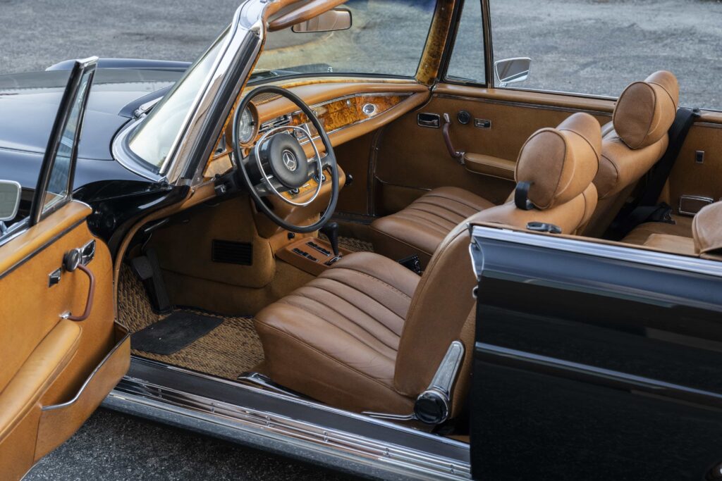 Frank Sinatra’s gift to daughter Tina, a rare 1971 Mercedes-Benz cabriolet with low miles and Hollywood history, is heading to auction with a £260,000 price tag.