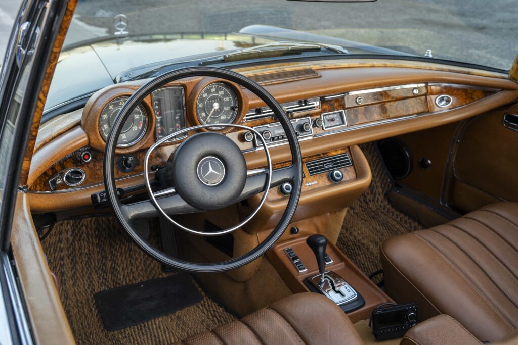 Frank Sinatra’s gift to daughter Tina, a rare 1971 Mercedes-Benz cabriolet with low miles and Hollywood history, is heading to auction with a £260,000 price tag.