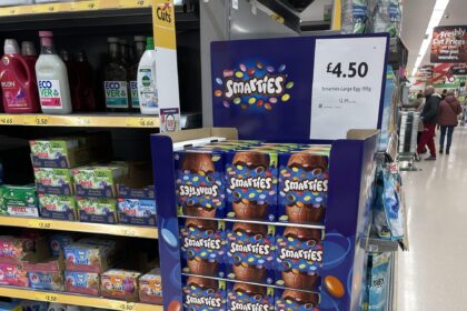 Morrisons shocks shoppers by selling Easter eggs just days after Christmas, with Smarties eggs and Creme Eggs already on shelves months before Easter.