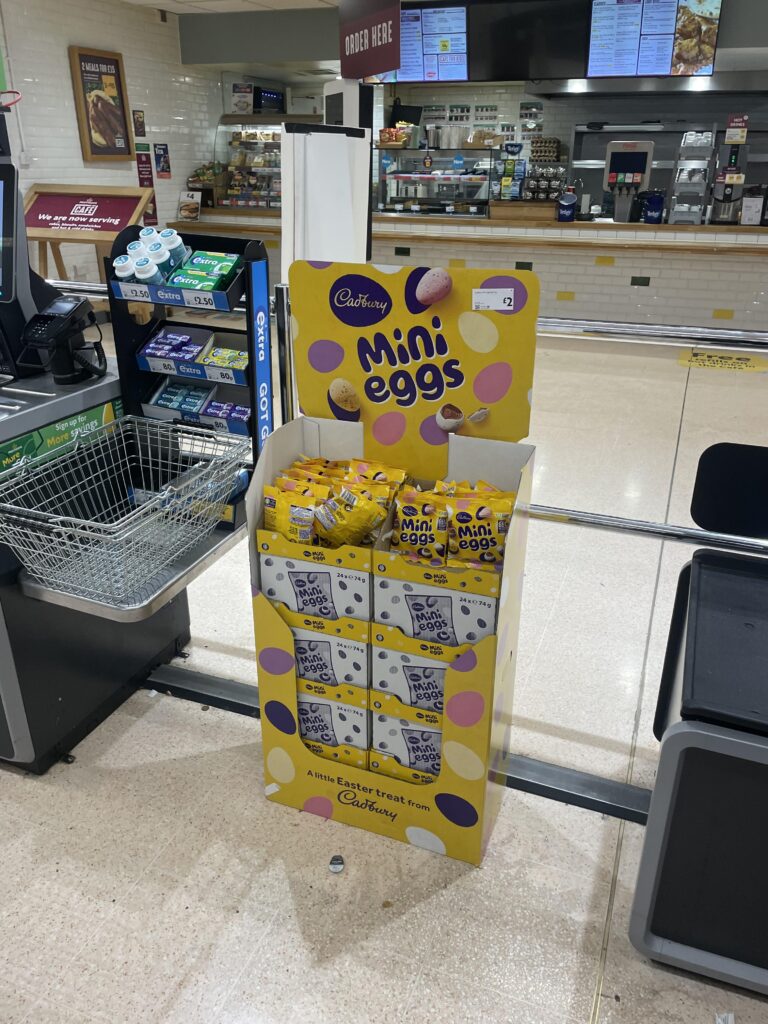 Morrisons shocks shoppers by selling Easter eggs just days after Christmas, with Smarties eggs and Creme Eggs already on shelves months before Easter.