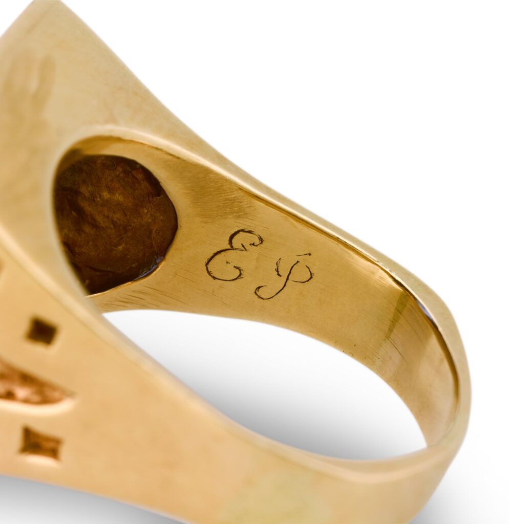 Elvis Presley’s sapphire ring, worn on stage and engraved with his initials, is heading to auction for £65,000 alongside his gold medical ID bracelet in New Orleans sale