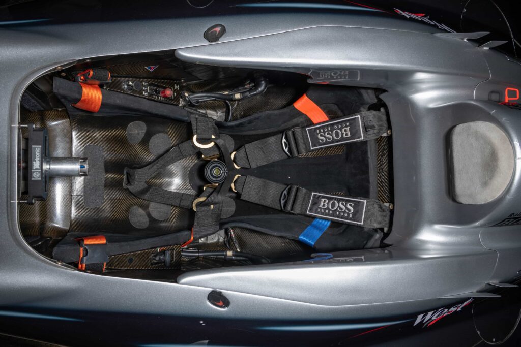 The McLaren F1 car David Coulthard drove to his final career victory is heading to auction, with the historic 211mph racer expected to fetch up to £1.2m.