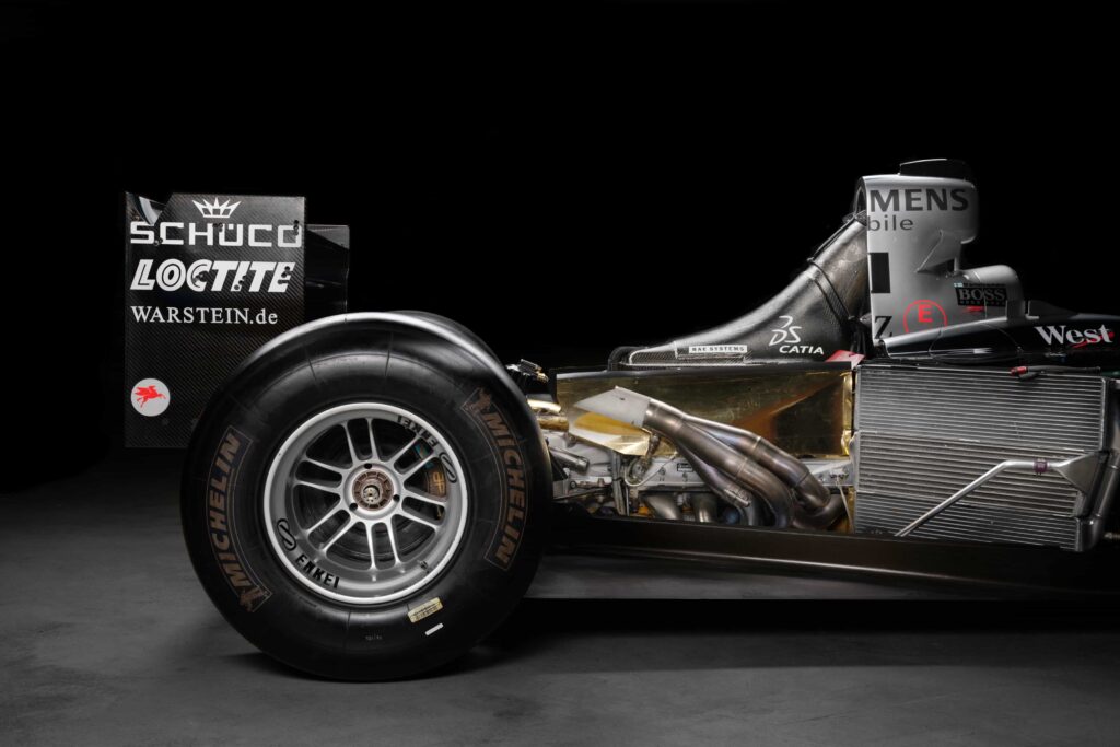The McLaren F1 car David Coulthard drove to his final career victory is heading to auction, with the historic 211mph racer expected to fetch up to £1.2m.