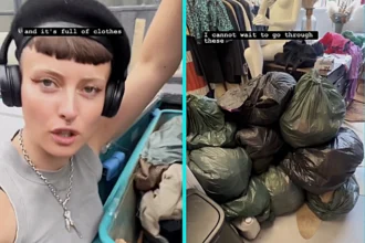 A stylist hit the jackpot after uncovering bags of vintage designer clothes dumped in East London bins, turning a curious dive into a viral trash to treasure find.