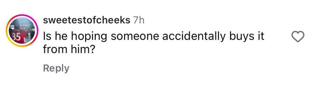 A Liverpool fan is trying to resell a £52 Marc Guéhi shirt after the defender snubbed Anfield for Manchester City, leaving football fans laughing at the blunder