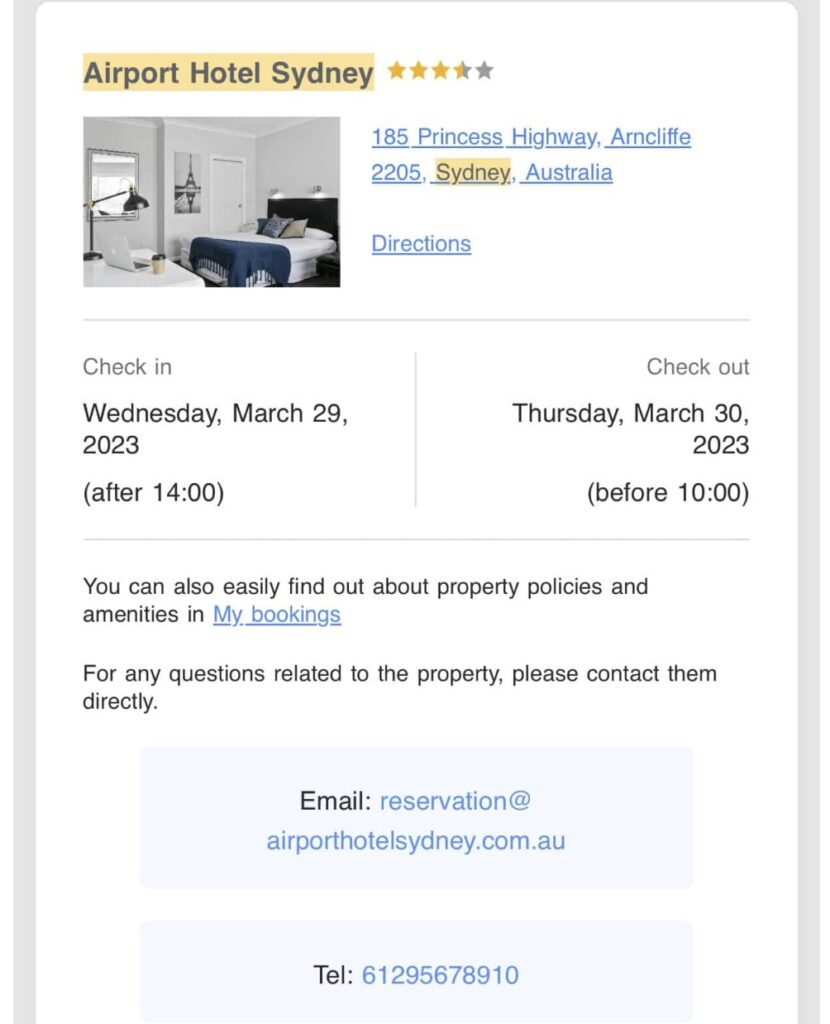 Horrified traveller's budget hotel stay goes viral after filming tiny bed squeezed inches from toilet and shower at Airport Hotel Sydney. Libni Fortuna paid £55.