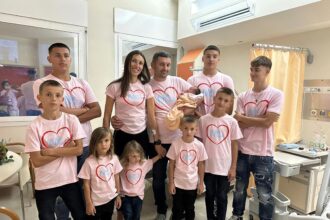 Glam mum of nine spends £90 on food per day but reveals secret to staying trim. Vesna exercises three times weekly, avoids fast food and eats fresh fruit and veg.