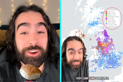 An American in London calls Brits crazy after discovering the UK has dozens of confusing names for a simple bread roll, from baps and barms to cobs and tea cakes UK life.