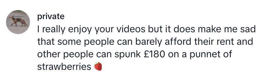 Influencer sparks backlash after paying £180 for 24 luxury Harrods strawberries, only to slam their taste as ordinary and warn fans they are not worth it