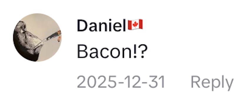 Influencer reviewing a £20 Too Good To Go bag from celeb favourite Nobu goes viral after mistaking tuna sashimi for raw bacon in a hilarious food fail.