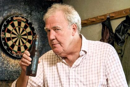 Jeremy Clarkson launches 0.5% alcohol Hawkstone Zero lager for dry January despite previously releasing £85 non-advent calendar mocking alcohol-free January last year with 31 boozy drinks.