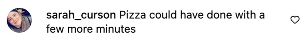 Social media comment on the post of Leeds United charges £9 for burned pizza and chips at Elland Road. Fan shares disappointing 10-inch stone-baked pizza and pale fries from Man Utd match.
