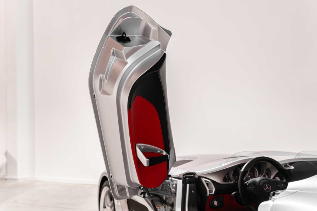 Roofless and windscreen free Mercedes SLR McLaren Stirling Moss honouring F1 legend heads to Paris auction at £2.8m boasting 219mph speed and just 1,200 miles