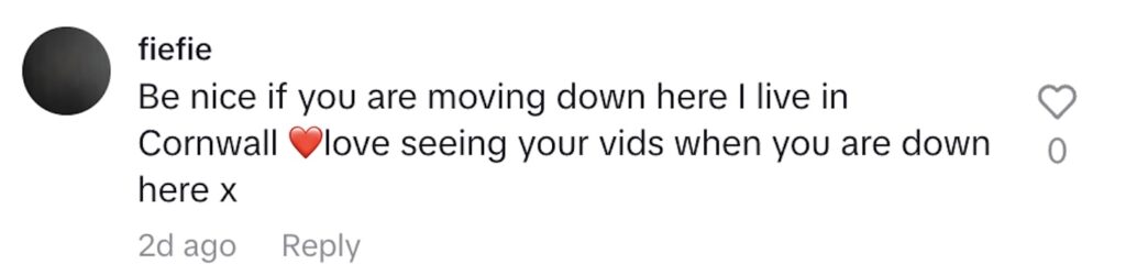 Social media comment on the post of TV legend Michael Barrymore, 73, revealed plans to move to a seaside home in 2026 after buying property, celebrating 15 years sober and reducing seizures in viral TikTok post.