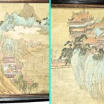 Rare Chinese Qing dynasty painting styled after Ming master Qiu Ying sells for £10,000 at auction - ten times original £1,000 estimate - goes to a UK-based Chinese buyer.