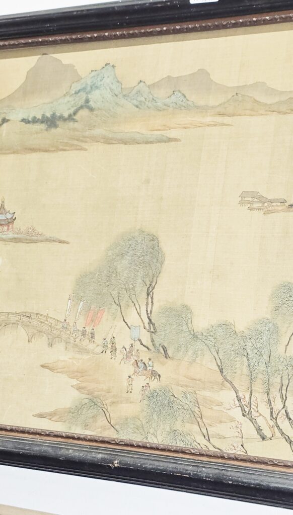 Rare Chinese Qing dynasty painting styled after Ming master Qiu Ying sells for £10,000 at auction - ten times original £1,000 estimate - goes to a UK-based Chinese buyer.