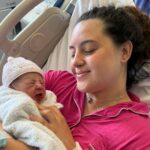 Woman went to hospital with suspected appendicitis and gave birth 45 minutes later. Demi-Lee Sefton, 21, had no idea she was expecting until she went into labour.