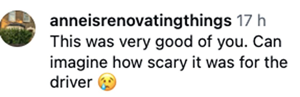 Social media comment on the post of HGV driver Meta shields stricken Mercedes on M25 after wheel fell off. The 25-year-old lorry driver blocked traffic to protect distressed motorists until they reached safety.