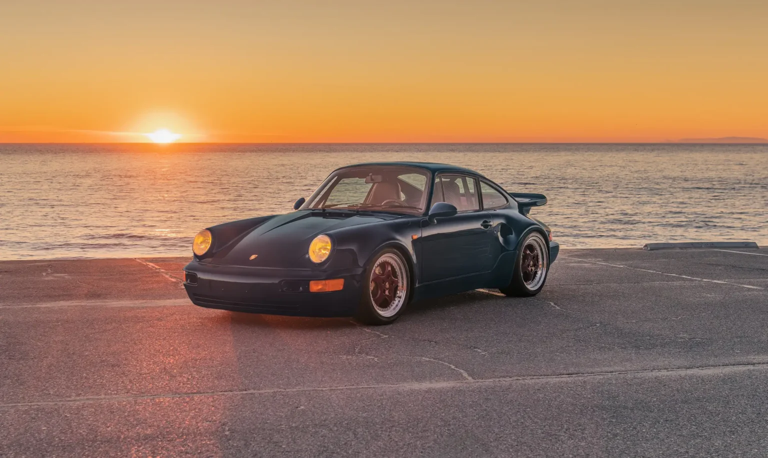 Rare 1993 Porsche 911 Turbo S Lightweight, one of only 86 made, expected to sell for £2m with just 393 miles and bespoke Bordeaux leather interior from Porsche Exclusive.