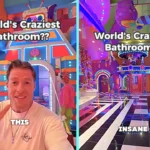 Tourist left shocked by world's craziest bathroom in Thailand - features toilet roll gumball machine and soda machine-style soap dispensers at Carnival Magic Phuket.