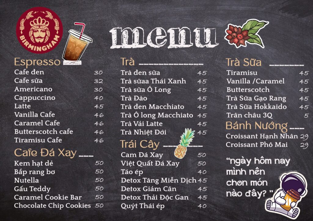 British backpackers discover Birmingham Coffee cafe in Nha Trang, Vietnam, 6,000 miles away, featuring Peaky Blinders art and Bull Ring pictures with cheap lattes.