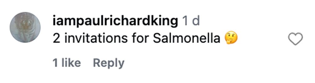 Social media comment on the post of Gordon Ramsay slammed for serving £14 raw steak tartare at Pizza East Shoreditch that fans say looks like dog food, with some joking about salmonella risks on the French dish.