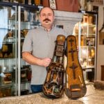 Vampire hunting kit complete with stakes, crosses and holy water found in violin case at Polish museum - 1950s Polish origin makes it unique as most were German-made.