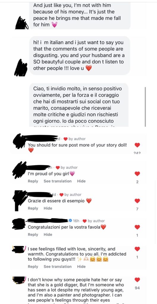 Woman, 23, marries former teacher 40 years her senior. Minea Pagni and Massimo, 63, reconnected in bookshop. They don't care what critics say about their love.