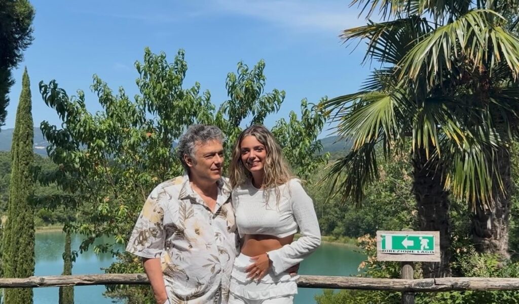 Woman, 23, marries former teacher 40 years her senior. Minea Pagni and Massimo, 63, reconnected in bookshop. They don't care what critics say about their love.