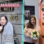 Woman gets married for just £5 using pink wedding ATM in Edinburgh saving £30,000. Delia Lazaroiu and partner Tom got married at Camera Obscura museum cash machine.
