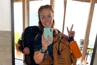 Full-time house-sitter Emma Truscott lives rent-free saving £12,000 yearly - spends just £22 on bills but £195 monthly dining out. Three years travelling UK and Europe.