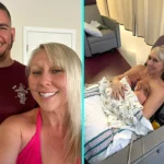 Woman welcomes twins at 43 after eight miscarriages and credits ditching vegan diet. Molly Brown fell pregnant naturally months after eating meat again.