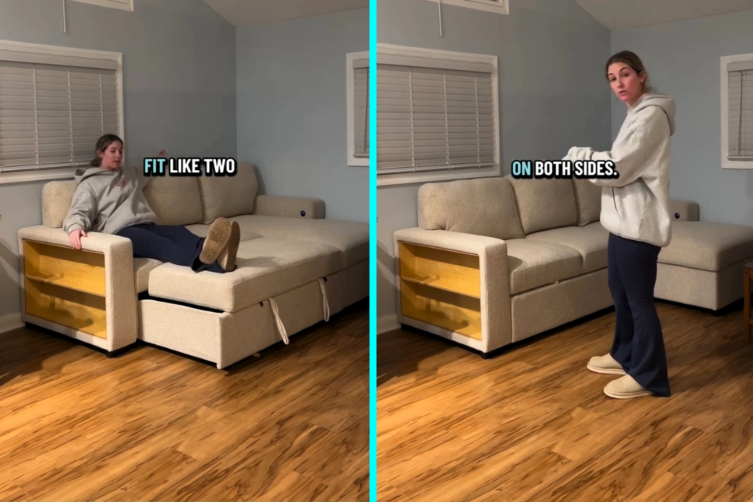 Woman reveals perfect storage hack after moving into garage-sized house. Devon McLafferty paid £206,000 for 520sqft tiny home and shares how she keeps it tidy.