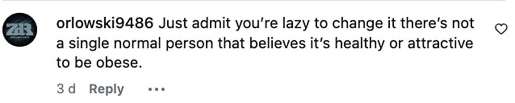 Social media comment on the post of Plus-sized influencer Hannah Ogilvie-Young shares how she stays positive despite vicious trolls calling her lazy and a pig - won't be shamed from social media.