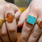 Ancient rings older than St Valentine, including Roman and Egyptian treasures up to 3,300 years old, are set to fetch over £3,000 at a London auction for Valentine’s Day.