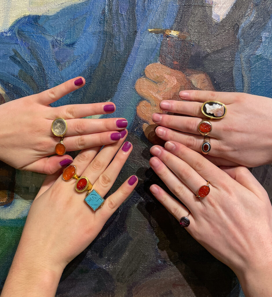 Ancient rings older than St Valentine, including Roman and Egyptian treasures up to 3,300 years old, are set to fetch over £3,000 at a London auction for Valentine’s Day.