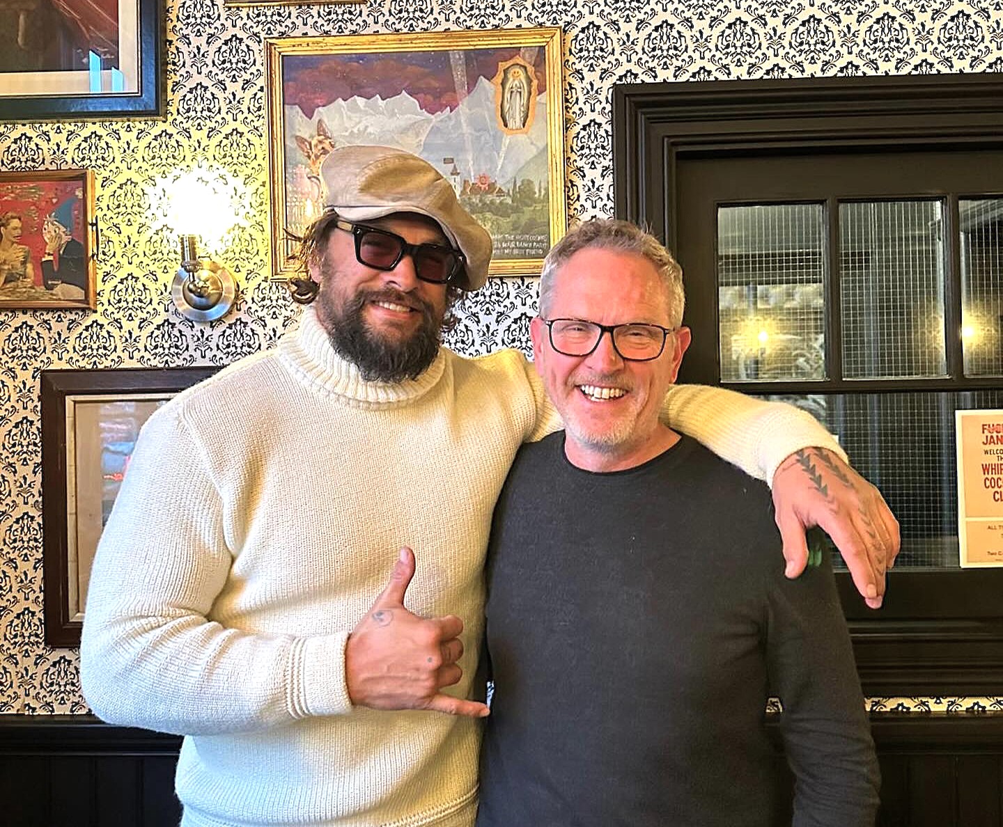 Jason Momoa drops into York's Whippet Inn for a 750g steak and local Osprey beer. The Aquaman star charmed staff, remembered names and vowed to return.