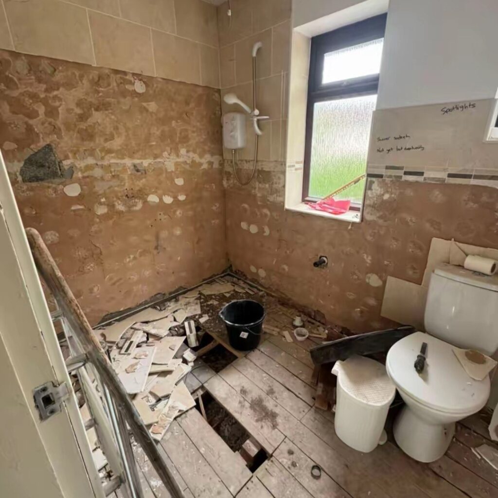 A 22-year-old who bought a run-down house for £15,000 is funding its £30,000 renovation by documenting the chaotic journey on TikTok - and has already made £3,000 from her followers in just 12 months.